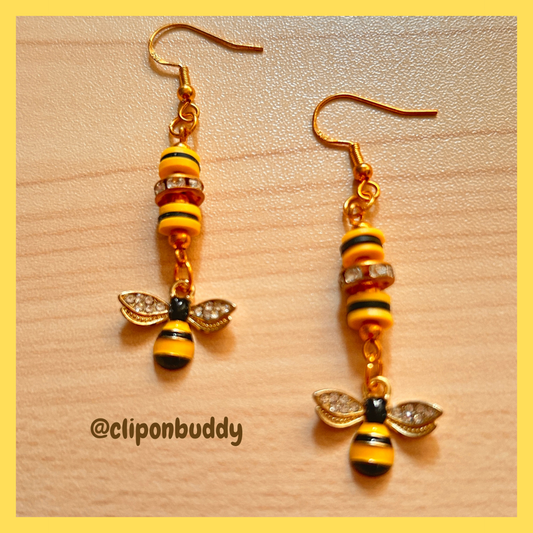 bumble bee earrings